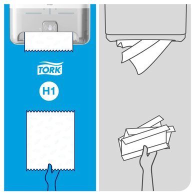 Диспенсер Tork Matic Elevation для рушників в рулонах з сенсором Intuition, білий