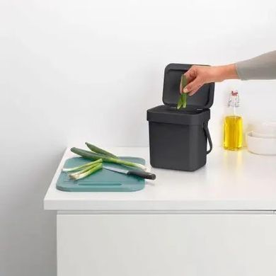 Відро для сміття Sort&Go Brabantia, 3 л, сірий (209888)