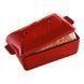 Форма для випікання хліба з керамічною кришкою Emile Henry Homemade Bread 28x13x12 см червоний (345504)