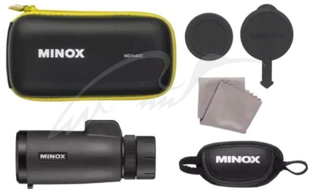 Монокуляр MINOX MD 7x42 C Black з компасом та далекомірною сіткою