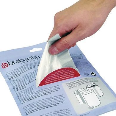 Набір пакетів для сміття Brabantia (3 л), "А", 40 шт. (137600)
