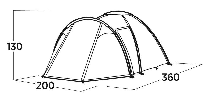 Намет тримісний Easy Camp Lomsdal 3 (120479)