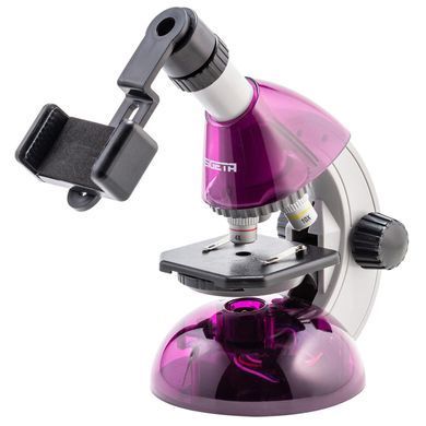 Дитячий мікроскоп SIGETA MIXI 40x-640x PURPLE (смартфон-адаптер)