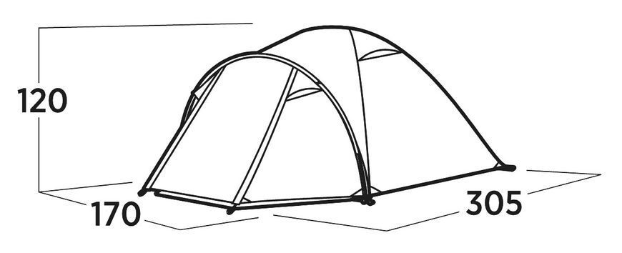 Намет тримісний Easy Camp Setesdal 3 (120477)