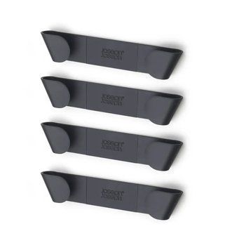 Набір тримачів для посуду у шафі Joseph Joseph CLEANING & ORGANISATION, 3,7 x 19 x 2,3 см, сірий, 85149