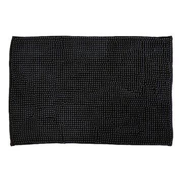 Килимок для ванної Bisk Basic 6 Chenille, чорний (08126)