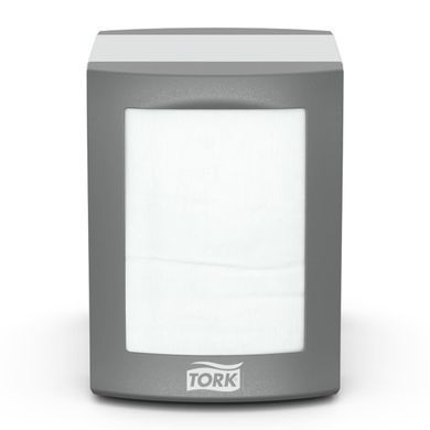 Переносний диспенсер Tork Fastfold для барних серветок, сірий, на 90 серветок