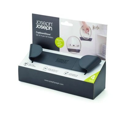 Набір тримачів для посуду у шафі Joseph Joseph CLEANING & ORGANISATION, 3,7 x 19 x 2,3 см, сірий, 85149