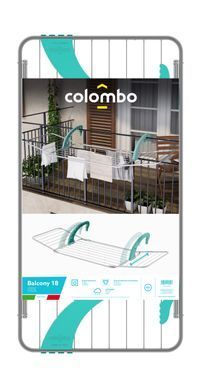 Сушарка для білизни навісна Colombo Balcony 18 (ST189)
