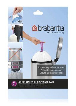 Набір пакетів для сміття в диспенсері Brabantia C (10/12 л), 10 шт. (137945)