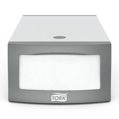 Диспенсер Tork Cоunterfold для барних серветок для лінії роздачі, сірий, на 300 серветок