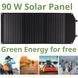 Портативний зарядний пристрій сонячна панель Bresser Mobile Solar Charger 90 Watt USB DC (3810060)