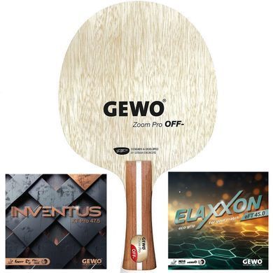 Настільний теніс Gewo Zoom Pro OFF-, Inventus XT Pro 47.5+Elaxxon 45.0, ST (1163800003)