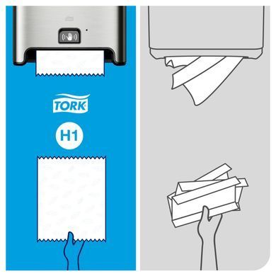 Диспенсер Tork Matic Image Line для рушників в рулонах з сенсором Intuition, металевий