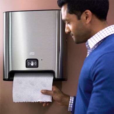 Диспенсер Tork Matic Image Line для рушників в рулонах з сенсором Intuition, металевий