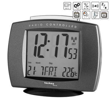 Годинник настільний Technoline WT189 Anthracite (WT189 anthrazit)