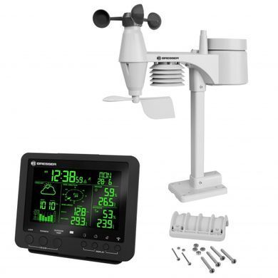 Метеостанція Bresser Weather Center 5-in-1 256 colour Professional Black (7002520CM3000)