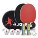 Набір для настільного тенісу Joola Team Master Pro 2 Bats 3 Balls (52001-1)