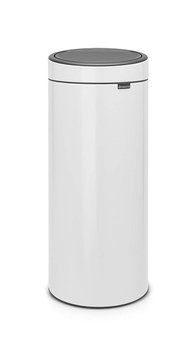 Бак для сміття Brabantia Touch Bin, об'єм 30 л, білий (115141)