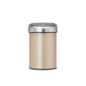 Бак для сміття Touch Bin Brabantia, об'єм 3 л, шампань бежевий (304668)