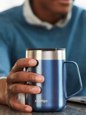Термокухоль Contigo Streeterville with Handle 420 мл Blue Corn (2174675)