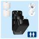 Диспенсер Tork AutoShift Elevation для туалетного паперув міді рулонах, на 2 рулони, чорний