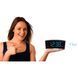 Годинник настільний з радіо Technoline WT460 Blue LED Black/Silver (WT460 blaue LED)