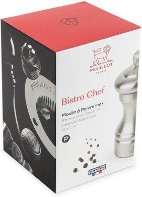 Млин для перцю Peugeot Bistro Chef нержавіюча сталь 10 см (33033)