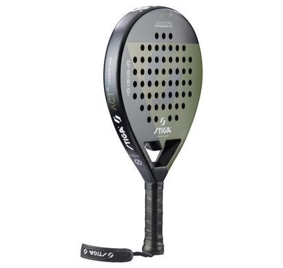 Ракетка для падел тенісу Stiga Racket ACT Black/Olive Green (2202-0919-01)