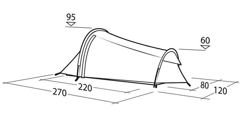 Намет одномісний Robens Cress 1 Pro (130397)
