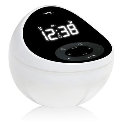 Годинник настільний з радіо Technoline WT500 Black/White (WT500)