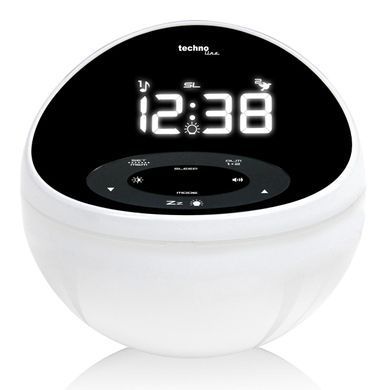 Годинник настільний з радіо Technoline WT500 Black/White (WT500)