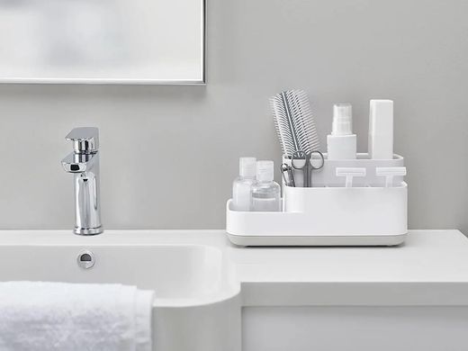 Органайзер пластиковий для ванної Joseph Joseph BATHROOM, 24,9 х11, 9х11, 6 см, сірий (70513)