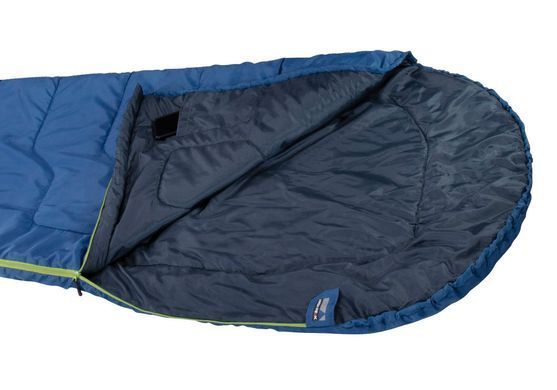Спальний мішок High Peak Easy Travel/+12&deg;C Blue/Dark Blue Left (20090)