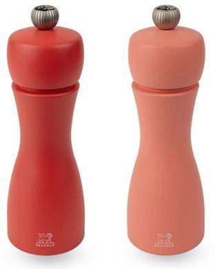 Набір млинів для солі та перцю Tahiti Brick Red & Flame Red 15см 2/42974
