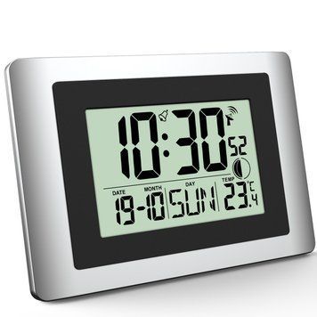 Годинник настінний Technoline WS8028 Silver/Black (WS8028)