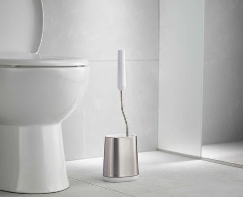 Йоржик туалетний з тримачем Joseph Joseph BATHROOM, білий (70561)