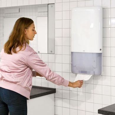 Диспенсер Tork PeakServe Elevation для листових рушників з безперервною подачею, білий