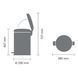 Бак для сміття Brabantia PEDAL BIN NEWICON, об'єм 20 л, бежевий (149948)