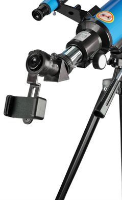 Телескоп Bresser Junior 70/400 Blue із адаптером для смартфона + рюкзак (8850610WX)