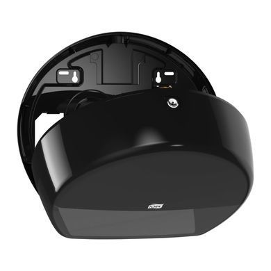 Диспенсер Tork Elevation для туалетного паперу в рулонах Mini Jumbo, на 2 рулони, чорний
