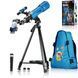 Телескоп Bresser Junior 70/400 Blue із адаптером для смартфона + рюкзак (8850610WX)