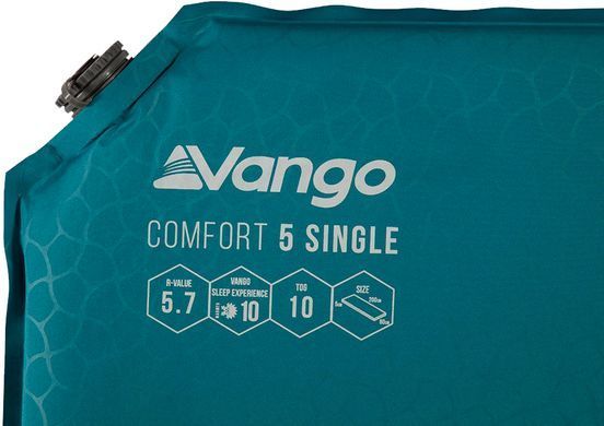 Килимок самонадувальний Vango Comfort 5 Single Bondi Blue (SMQCOMFORB36A11)