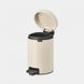 Бак для сміття Brabantia PEDAL BIN NEWICON, об'єм 5 л, бежевий (149900)
