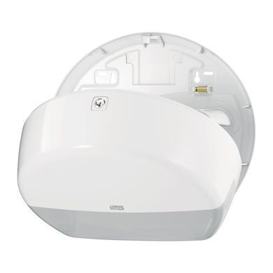 Диспенсер Tork Elevation для туалетного паперу в рулонах Mini Jumbo, на 2 рулони, білий