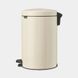 Бак для сміття Brabantia PEDAL BIN, об'єм 12 л, бежевий (149924)