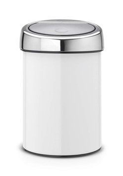 Бак для сміття Brabantia Touch Bin, об'єм 3 л, 28х18,4 см, білий (364488)