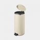 Бак для сміття Brabantia PEDAL BIN, об'єм 30 л, бежевий (149962)
