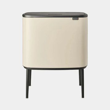 Бак для сміття Brabantia TOUCH BIN BO SOFT, об'єм 11л+23л, бежевий (201585)