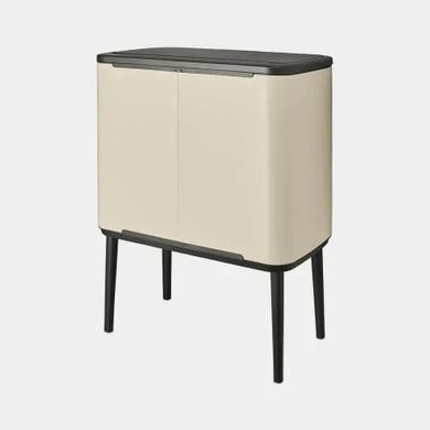 Бак для сміття Brabantia TOUCH BIN BO SOFT, об'єм 11л+23л, бежевий (201585)